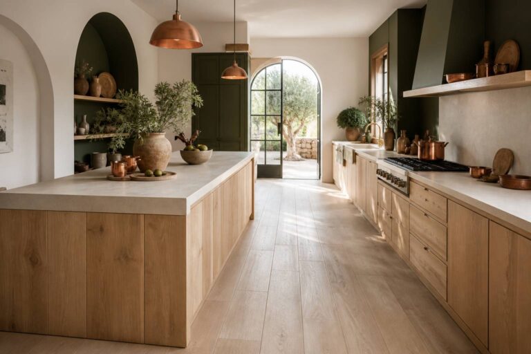 Carrelage imitation bois : avantages pour cuisine et bain