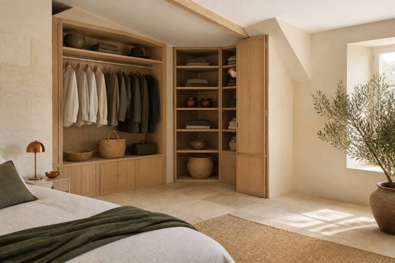Dressing d&rsquo;angle : exploiter les espaces perdus de la chambre