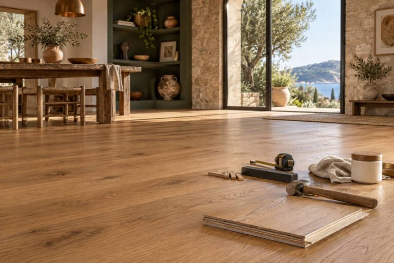 Parquet contrecollé : prix, pose et entretien