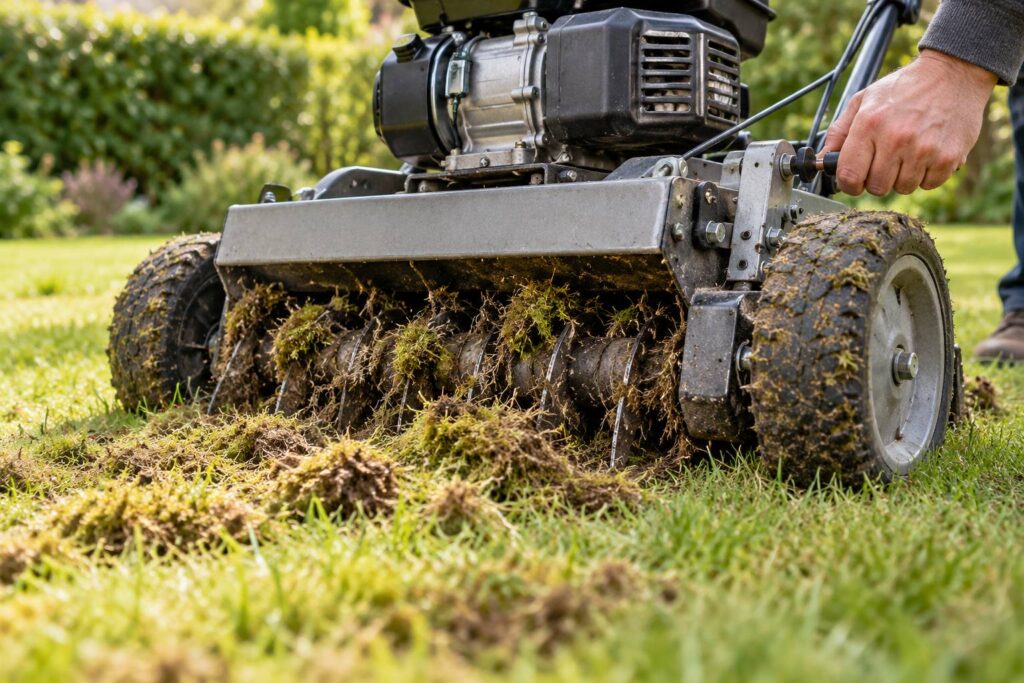 Illustration de détail sur le sujet : Scarificateur thermique : fonctionnement et comment choisir